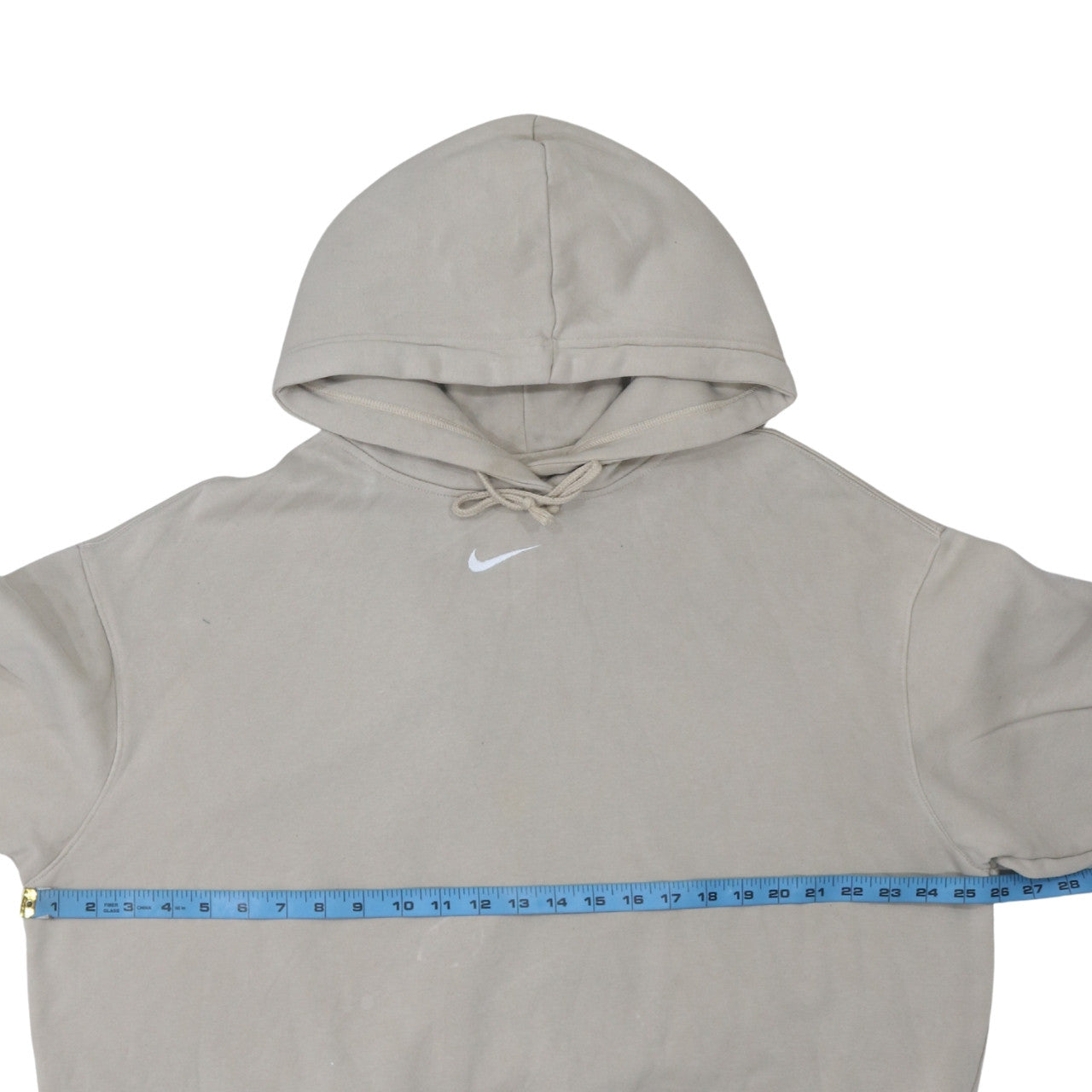 Mens UK Size M Nike Beige Pullover Hoodie