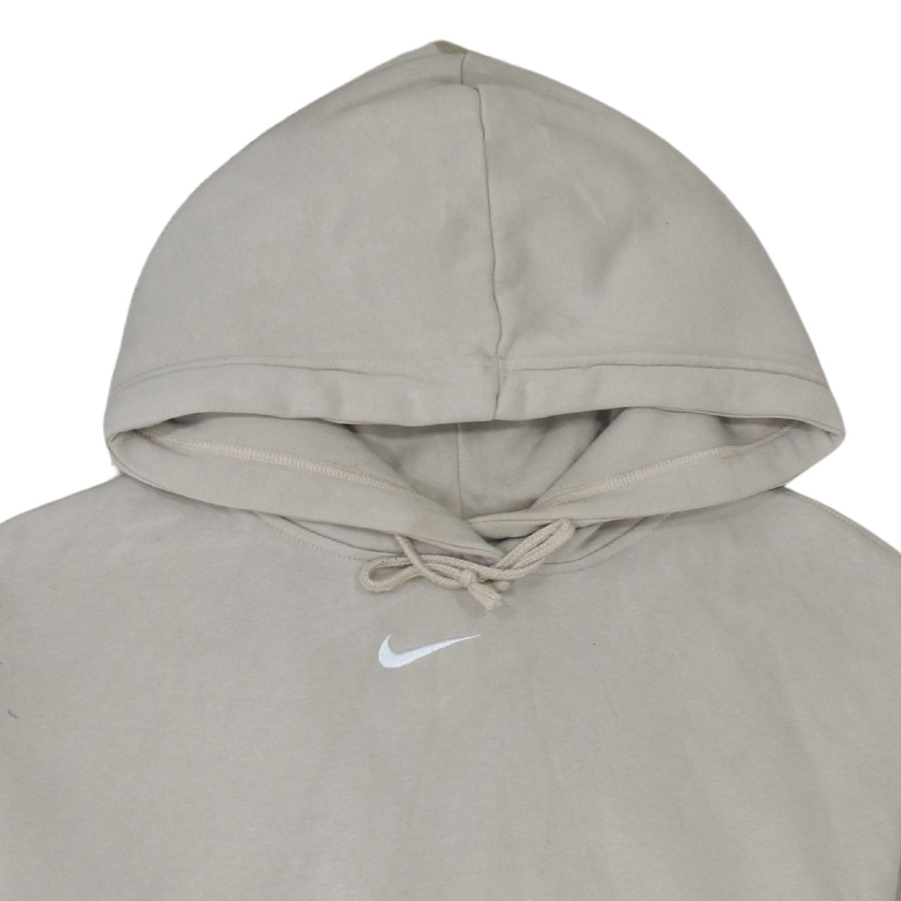 Mens UK Size M Nike Beige Pullover Hoodie