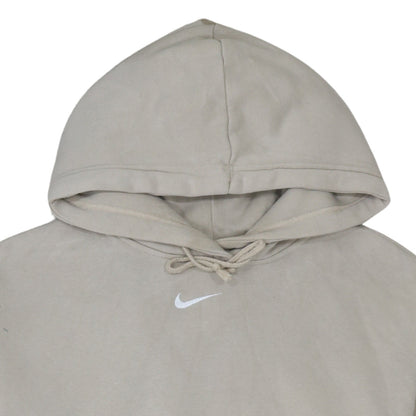 Mens UK Size M Nike Beige Pullover Hoodie