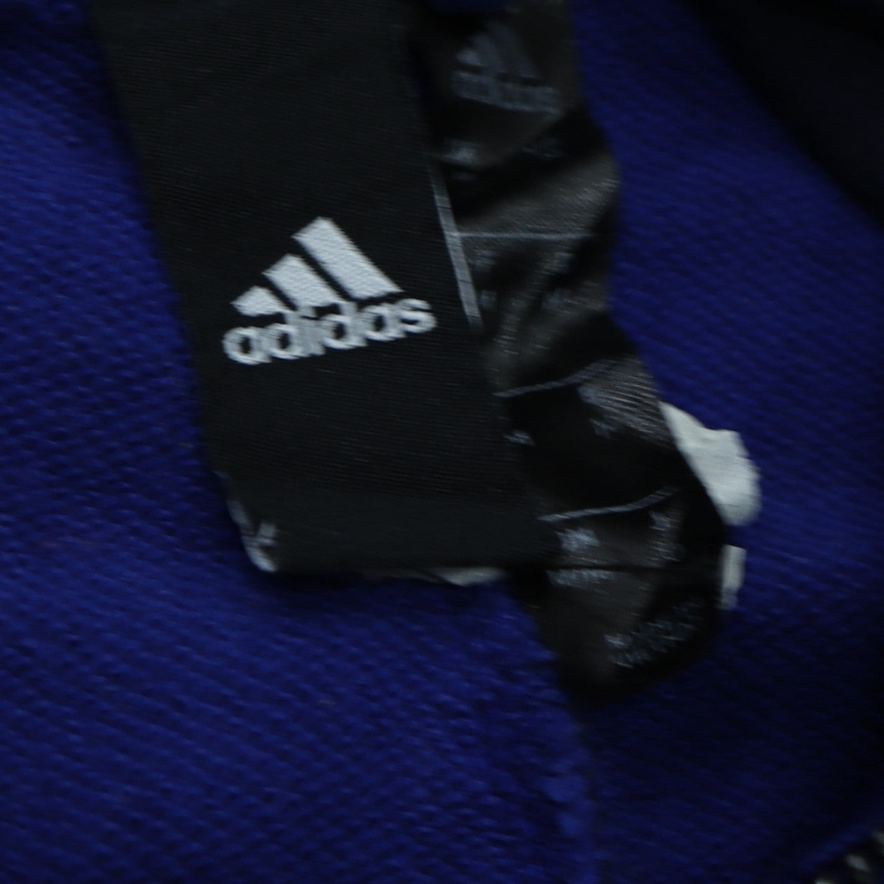 Mens UK Size M adidas Blue Full Zip Hoodie