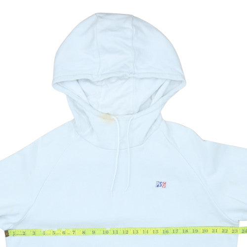 Mens UK Size L Nike White Pullover Hoodie