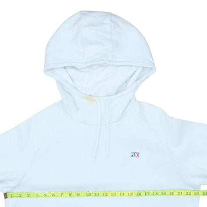 Mens UK Size L Nike White Pullover Hoodie
