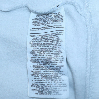 Mens UK Size L Nike White Pullover Hoodie
