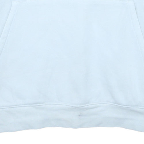 Mens UK Size L Nike White Pullover Hoodie