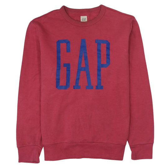 Womens UK Size M Gap Red Pullover Sweatshirt