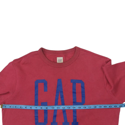 Womens UK Size M Gap Red Pullover Sweatshirt