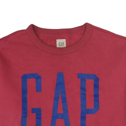 Womens UK Size M Gap Red Pullover Sweatshirt