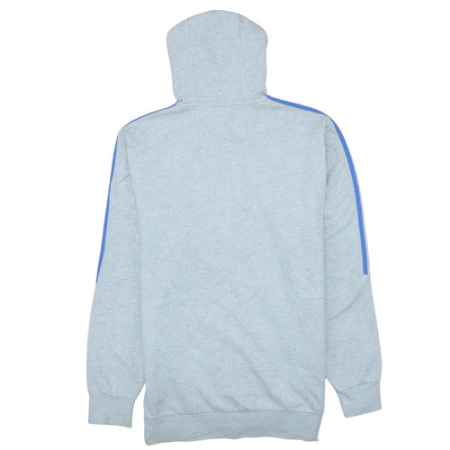 Mens UK Size L adidas Grey Full Zip Hoodie
