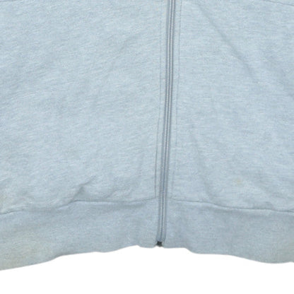 Mens UK Size L adidas Grey Full Zip Hoodie