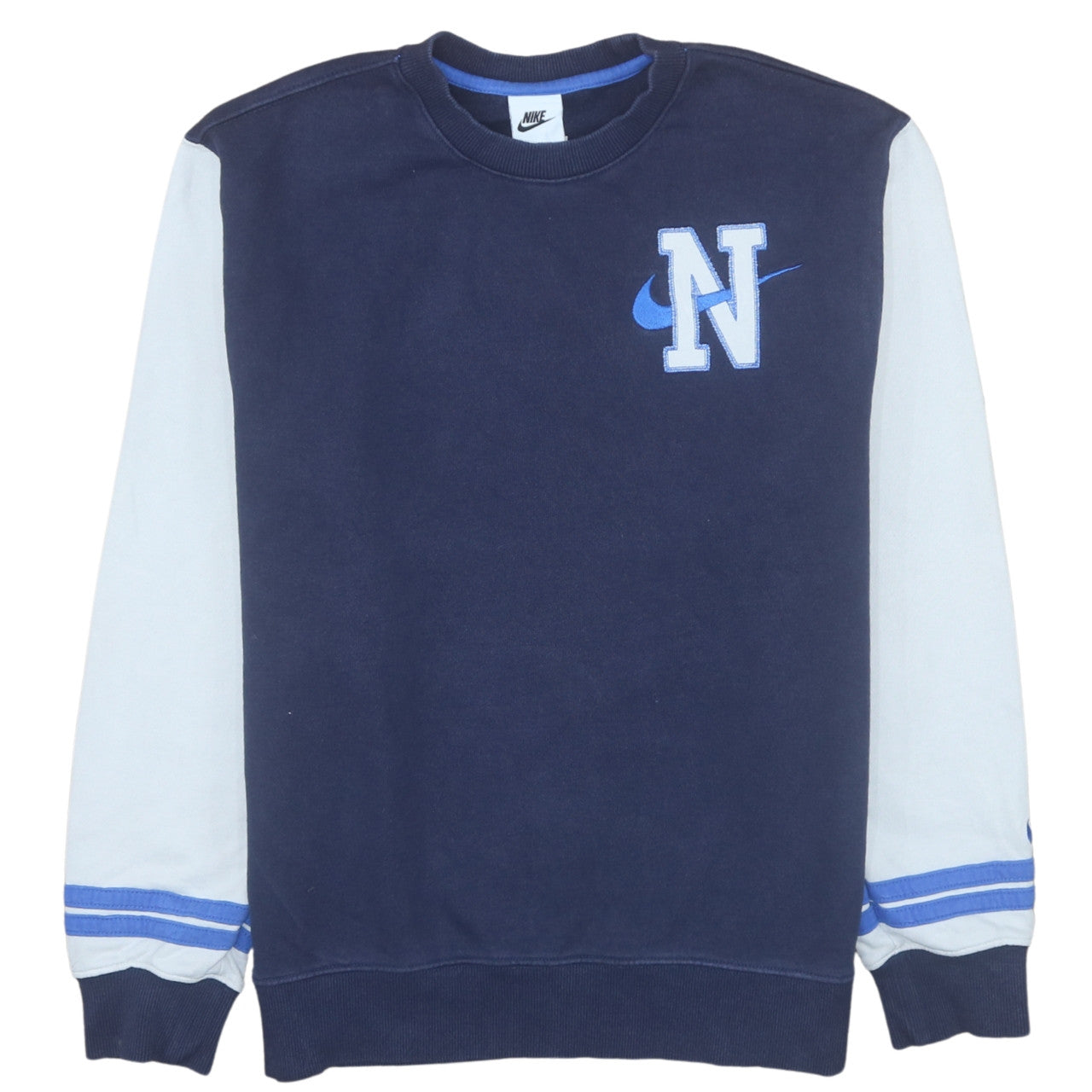 Mens UK Size M Nike Blue Pullover Sweatshirt