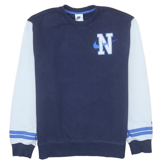 Mens UK Size M Nike Blue Pullover Sweatshirt