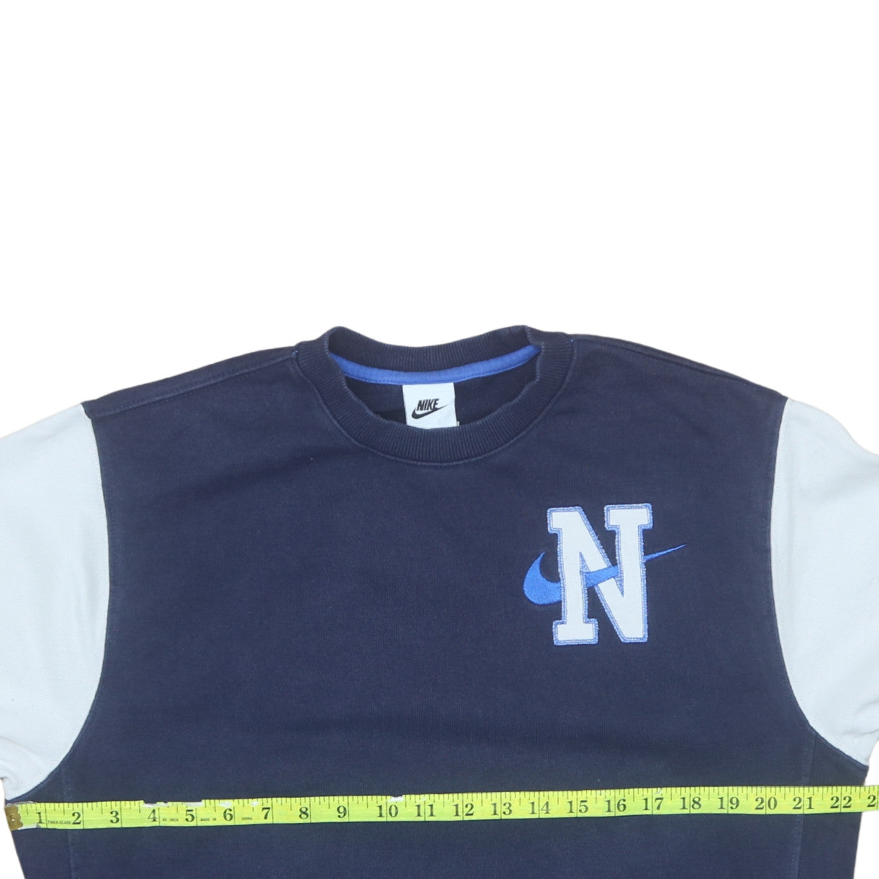 Mens UK Size M Nike Blue Pullover Sweatshirt