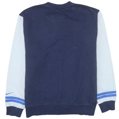 Mens UK Size M Nike Blue Pullover Sweatshirt