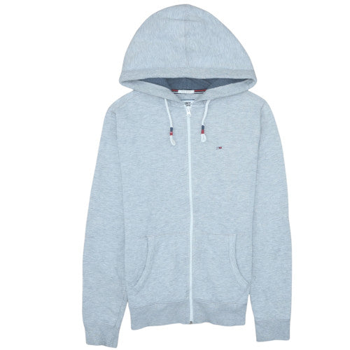 Mens UK Size XS Tommy Jeans Grey Full Zip Hoodie