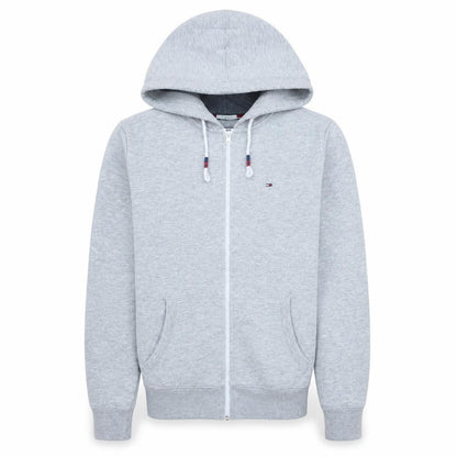 Mens UK Size XS Tommy Jeans Grey Full Zip Hoodie