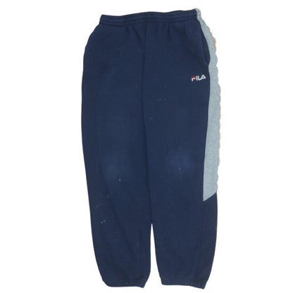 Mens UK Size L FILA Regular Fit Jogger Blue Trousers