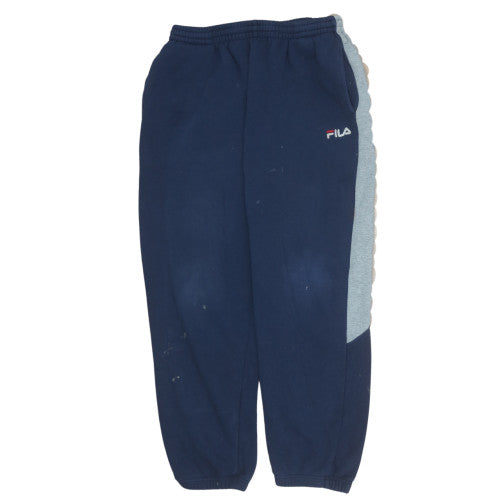 Mens UK Size L FILA Regular Fit Jogger Blue Trousers