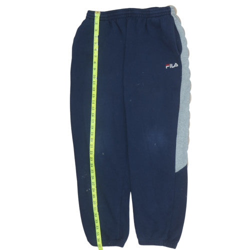 Mens UK Size L FILA Regular Fit Jogger Blue Trousers