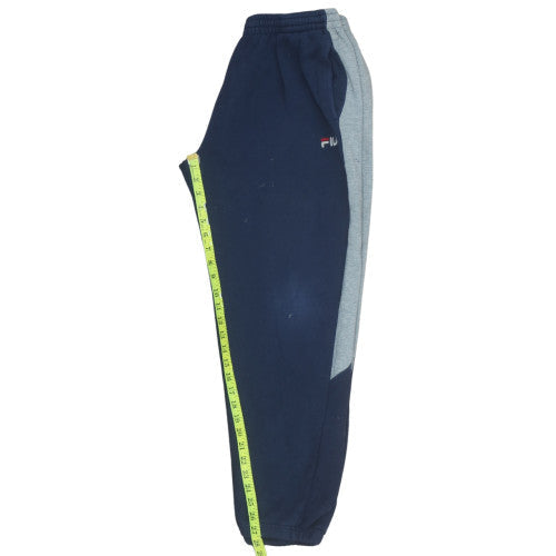 Mens UK Size L FILA Regular Fit Jogger Blue Trousers