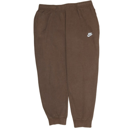 Mens UK Size 2XL Nike Regular Fit Sweatpants Brown Trousers