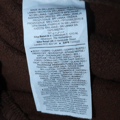 Mens UK Size 2XL Nike Regular Fit Sweatpants Brown Trousers