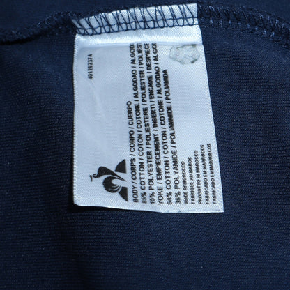 Mens UK Size M le coq sportif Blue Full Zip Sweatshirt