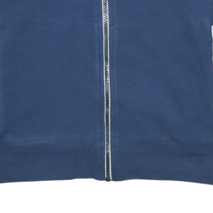 Mens UK Size M le coq sportif Blue Full Zip Sweatshirt