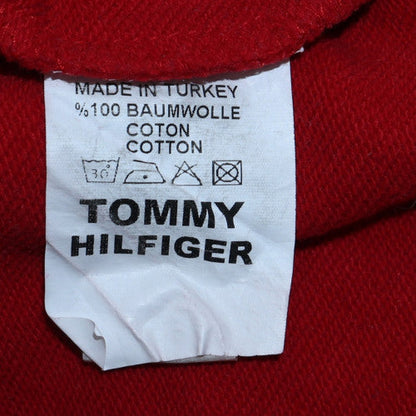 Mens UK Size XL Tommy Hilfiger Red Pullover Sweatshirt