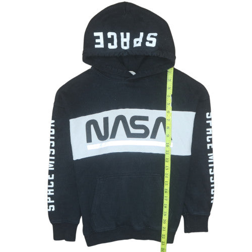 Teens UK Size 10-12Y H&M Black Pullover Hoodie
