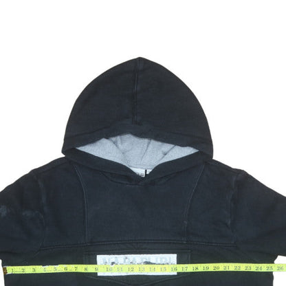Mens UK Size M Napapijri Black Pullover Hoodie