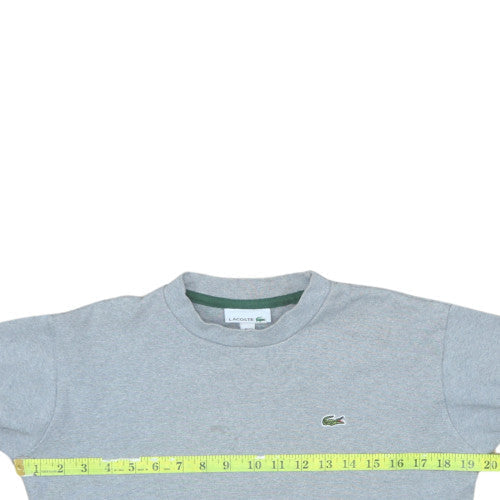Mens UK Size XS Lacoste Grey Pullover Sweatshirt