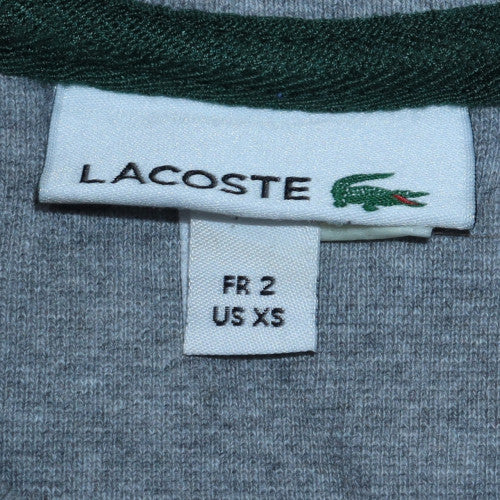 Mens UK Size XS Lacoste Grey Pullover Sweatshirt
