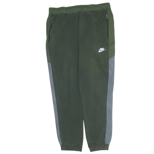 Mens UK Size L Nike Regular Fit Jogger Green Trousers