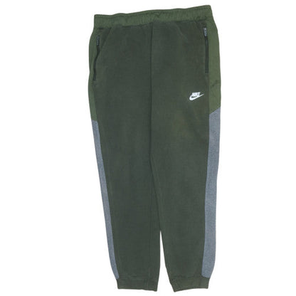 Mens UK Size L Nike Regular Fit Jogger Green Trousers