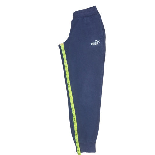 Mens UK Size S PUMA Regular Fit Jogger Blue Trousers