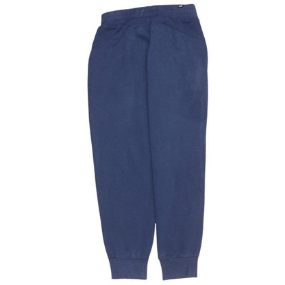Mens UK Size S PUMA Regular Fit Jogger Blue Trousers