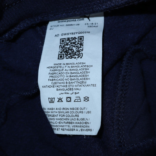 Mens UK Size S PUMA Regular Fit Jogger Blue Trousers