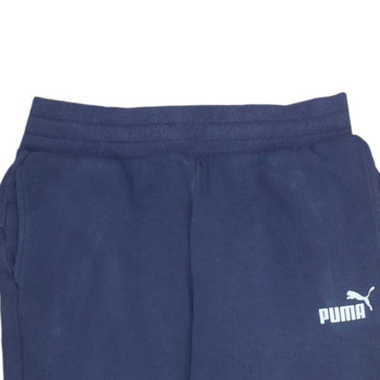 Mens UK Size S PUMA Regular Fit Jogger Blue Trousers