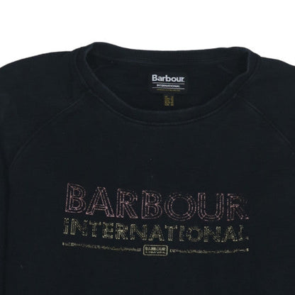 Womens UK Size 14 Barbour Black Pullover Sweatshirt