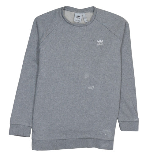 Mens UK Size L adidas Grey Pullover Sweatshirt