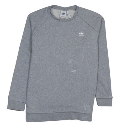 Mens UK Size L adidas Grey Pullover Sweatshirt