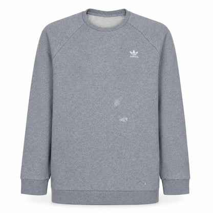 Mens UK Size L adidas Grey Pullover Sweatshirt