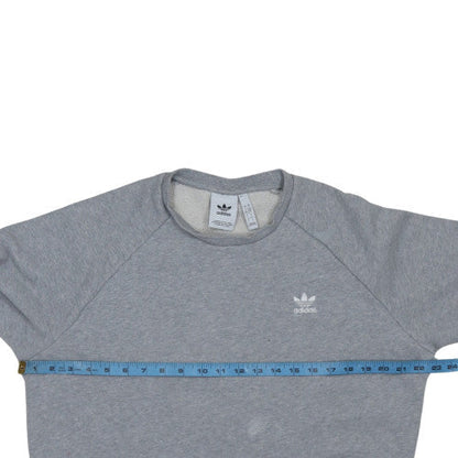Mens UK Size L adidas Grey Pullover Sweatshirt