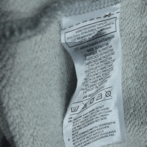 Mens UK Size L adidas Grey Pullover Sweatshirt
