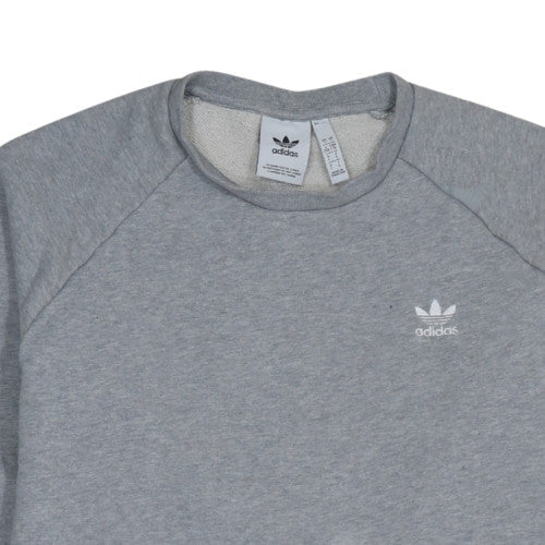 Mens UK Size L adidas Grey Pullover Sweatshirt
