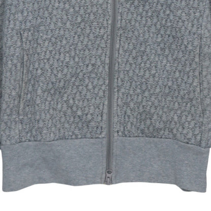 Womens UK Size XL Nike Grey Full Zip Hoodie