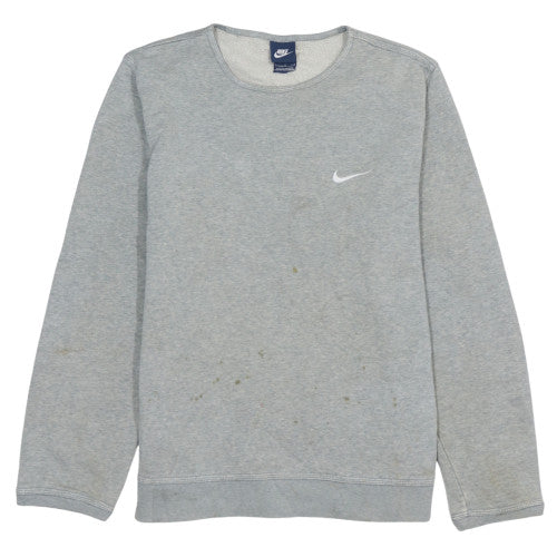 Mens UK Size L Nike Grey Pullover Sweatshirt