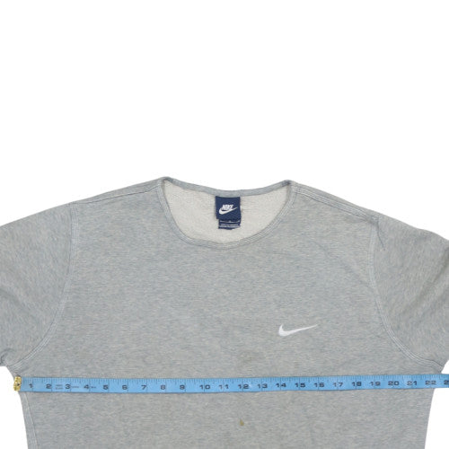 Mens UK Size L Nike Grey Pullover Sweatshirt