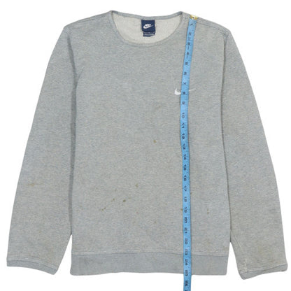 Mens UK Size L Nike Grey Pullover Sweatshirt