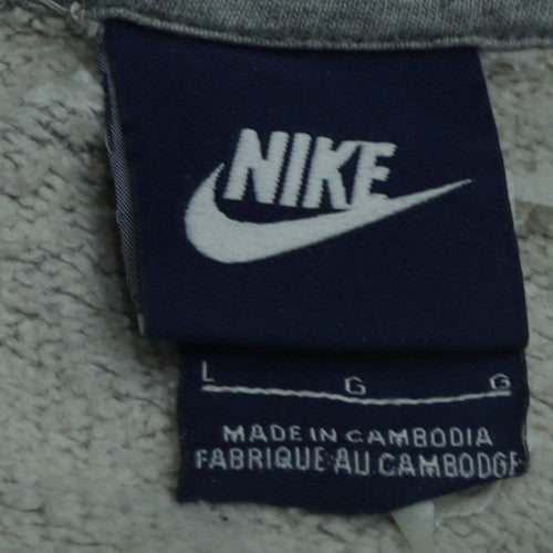 Mens UK Size L Nike Grey Pullover Sweatshirt